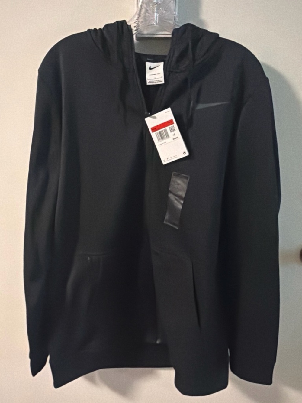 Nike Men's Black Hooded Full Zip